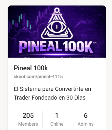 Pineal 100k Skool — 205 miembros activos